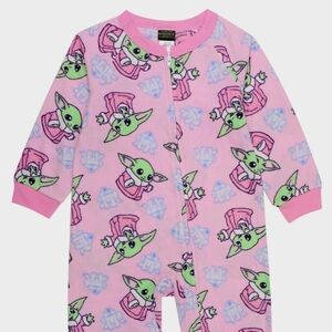 Star Wars Licensed Grogu Toddler Pink Blanket Sleepers Variety Sizes CUTE BNIP